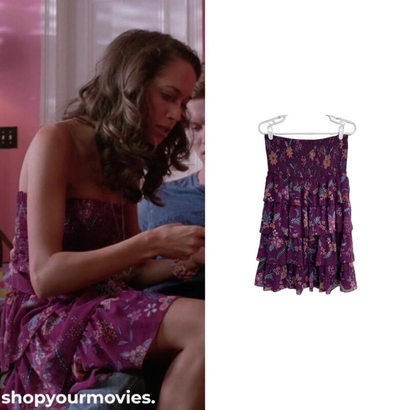 Mean Girls 2: Mandi’s Tropical Floral Strapless Dress