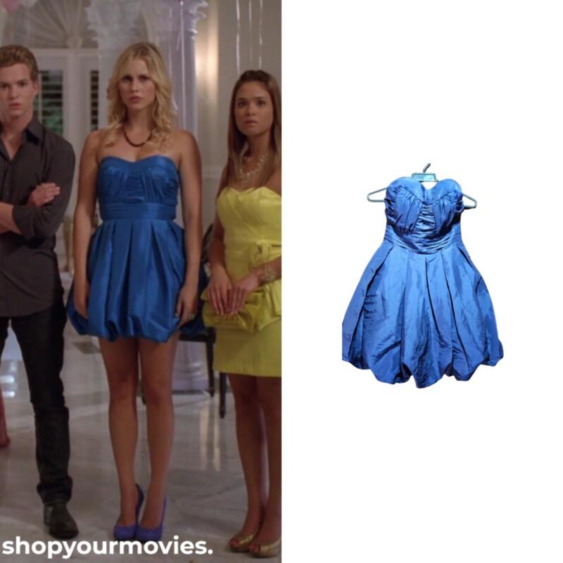 Mean Girls 2: Chastity’s Blue Strapless Dress