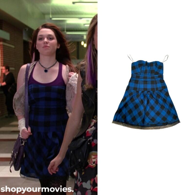 Mean Girls 2: Abby’s Plaid Strapless Dress