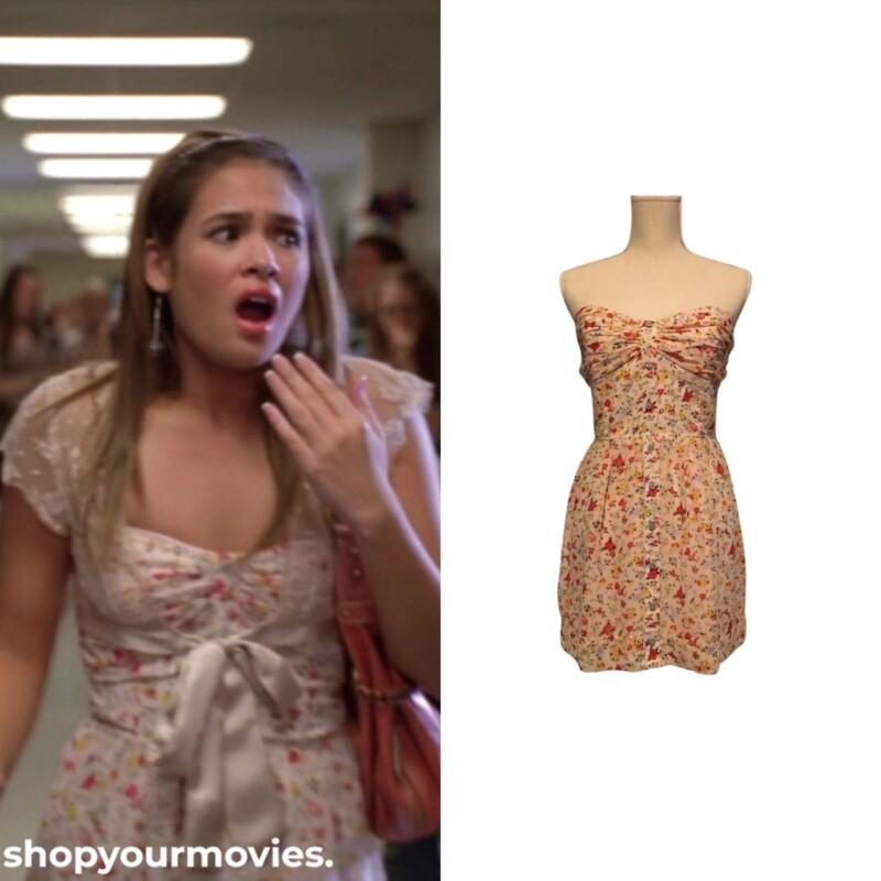 Mean Girls 2: Hope’s Floral Strapless Dress