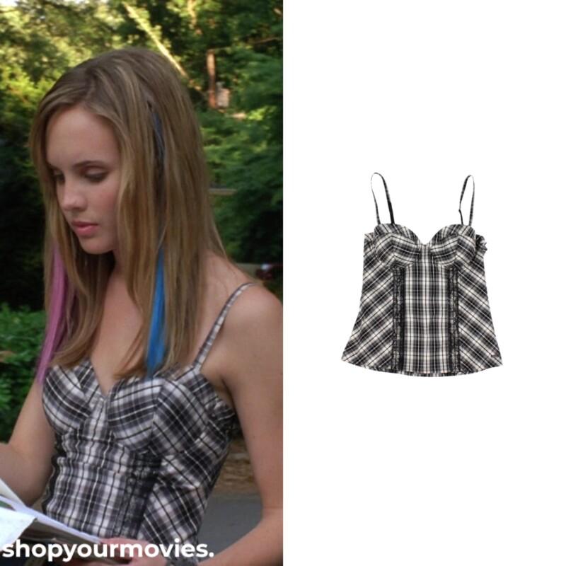 Mean Girls 2: Jo’s Plaid Bustier Top