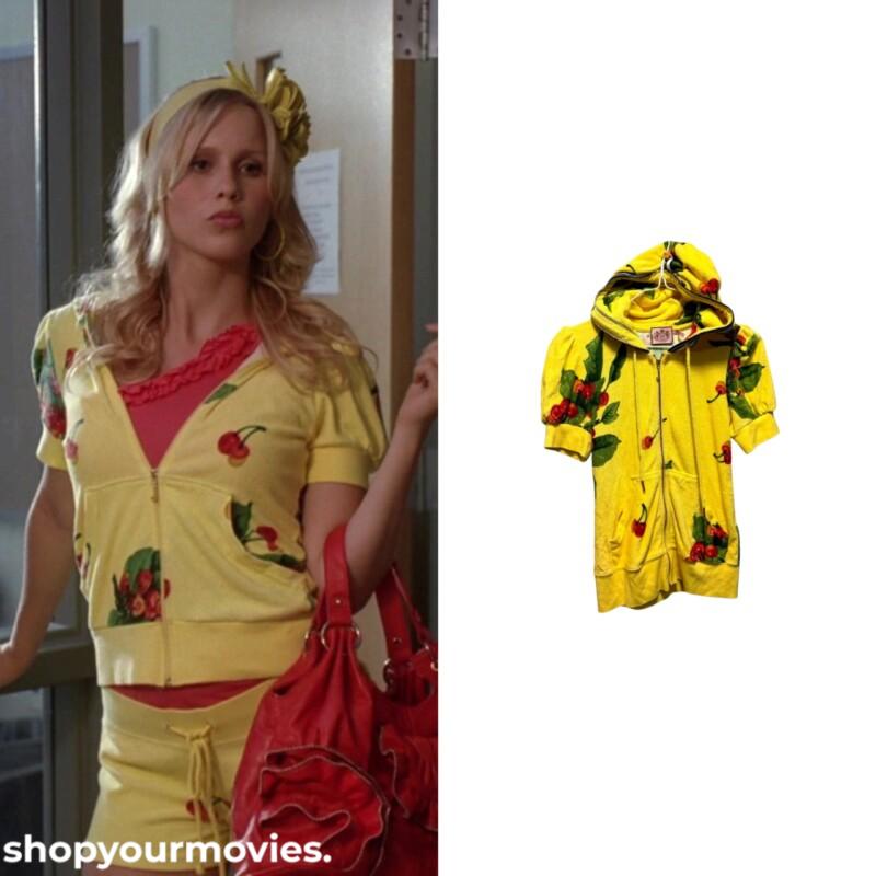 Mean Girls 2: Chastity’s Yellow Cherry Zip up Hoodie