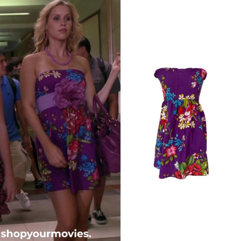 Mean Girls 2: Chastity’s Floral Purple Dress