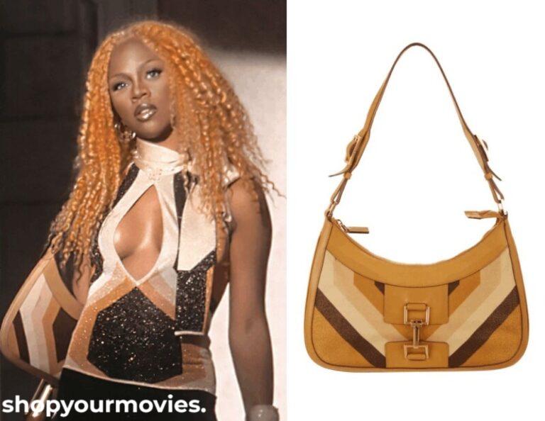 Juwanna Mann: Tina’s Brown Geometric Print Bag