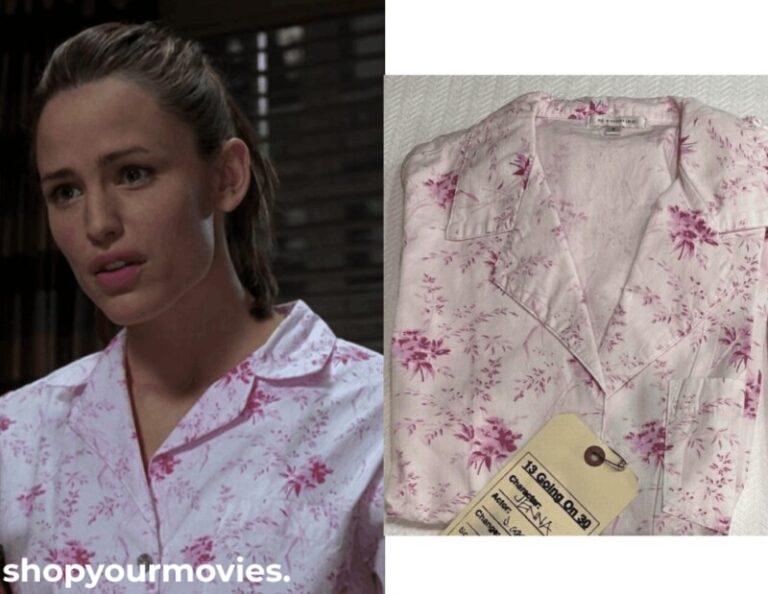 13 Going on 30: Jenna’s Pink Floral Print Pajamas