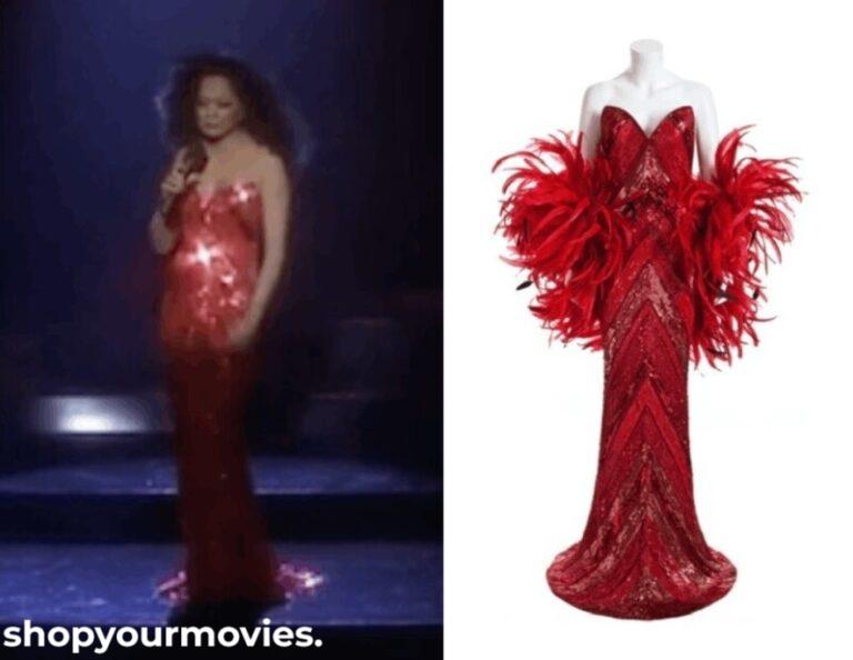 Double Platinum: Olivia’s Red Sequin Dress