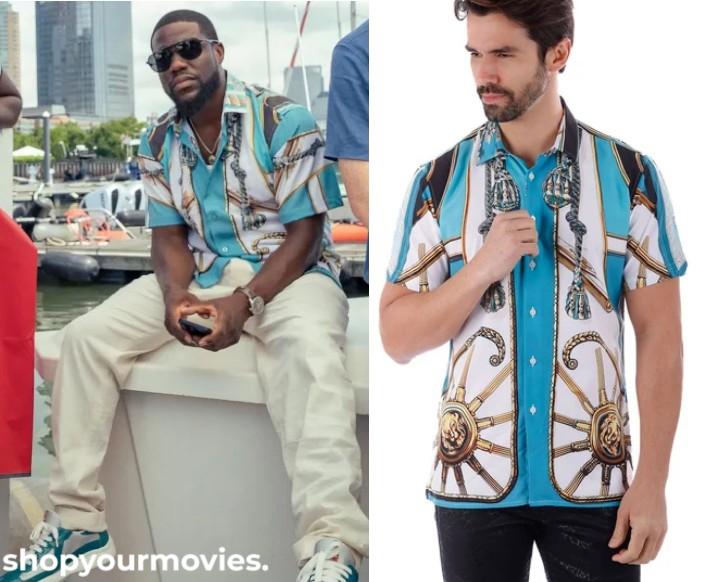 72 Hours: Joe’s Blue Printed Shirt