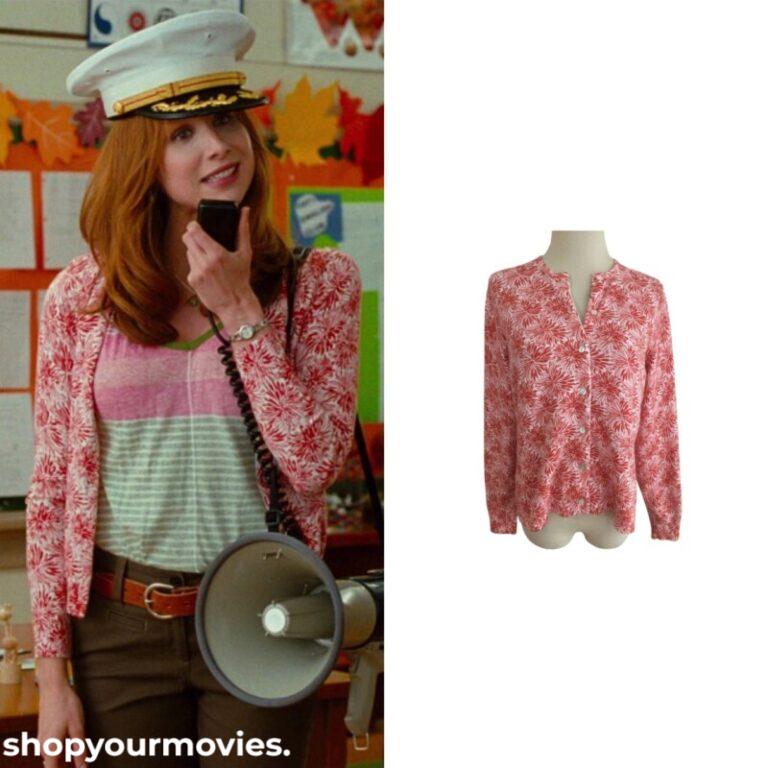 Bad Teacher: Amy’s Red Pattern Cardigan