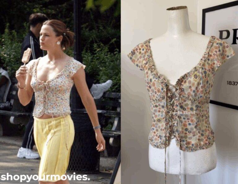 13 Going on 30: Jenna’s Floral Print Top
