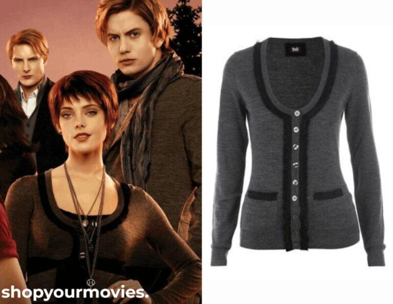 Twilight Breaking Dawn Part 1: Alice’s Gray Cardigan