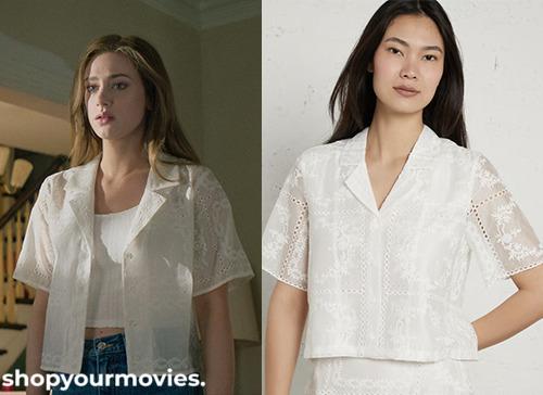 The Love Hypothesis: Olive’s White Eyelet Top
