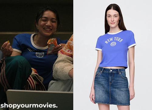 The Love Hypothesis: Anh’s “New York” Blue Tee