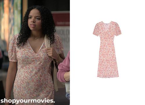 The Love Hypothesis: Student’s Pink Floral Dress