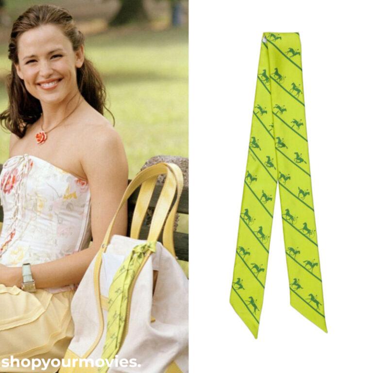 13 Going on 30 Jenna Rink Hermes Duc Carriage Silk Twilly Scarf