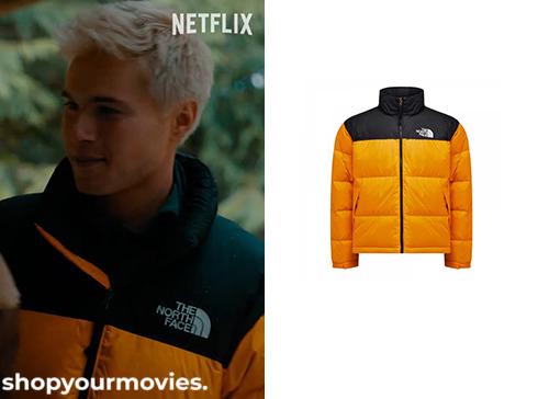 In a Holidaze: Theo’s Gold/Black Puffer Jacket