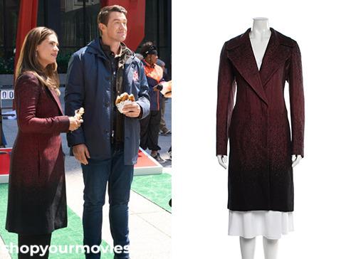 Holiday Touchdown: A Bears Love Story: Avery’s Burgundy Long Jacket